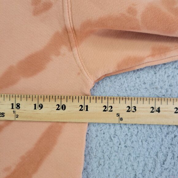 Billabong Crewneck Sweatshirt Womens M Peach Orange Oversized Sun Moon Sweater - Picture 7 of 8